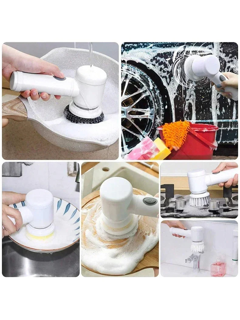 Electric brush for general cleaning 6 heads