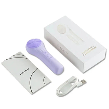 PureSonic - מברשת ניקוי לפנים עמידה במים ומטענת
